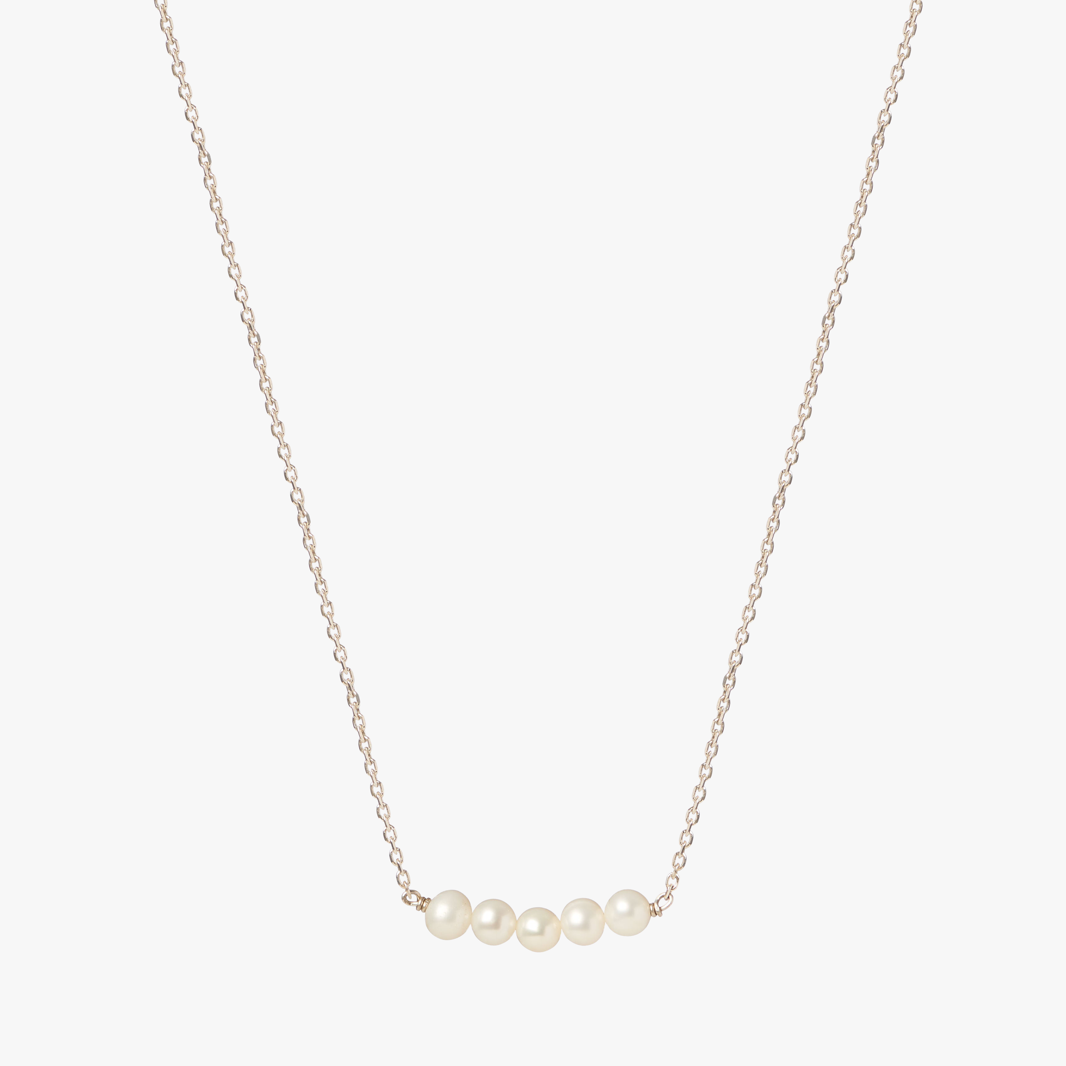 Ile Ronde Silver 5 Pearls - Oceano Pearls