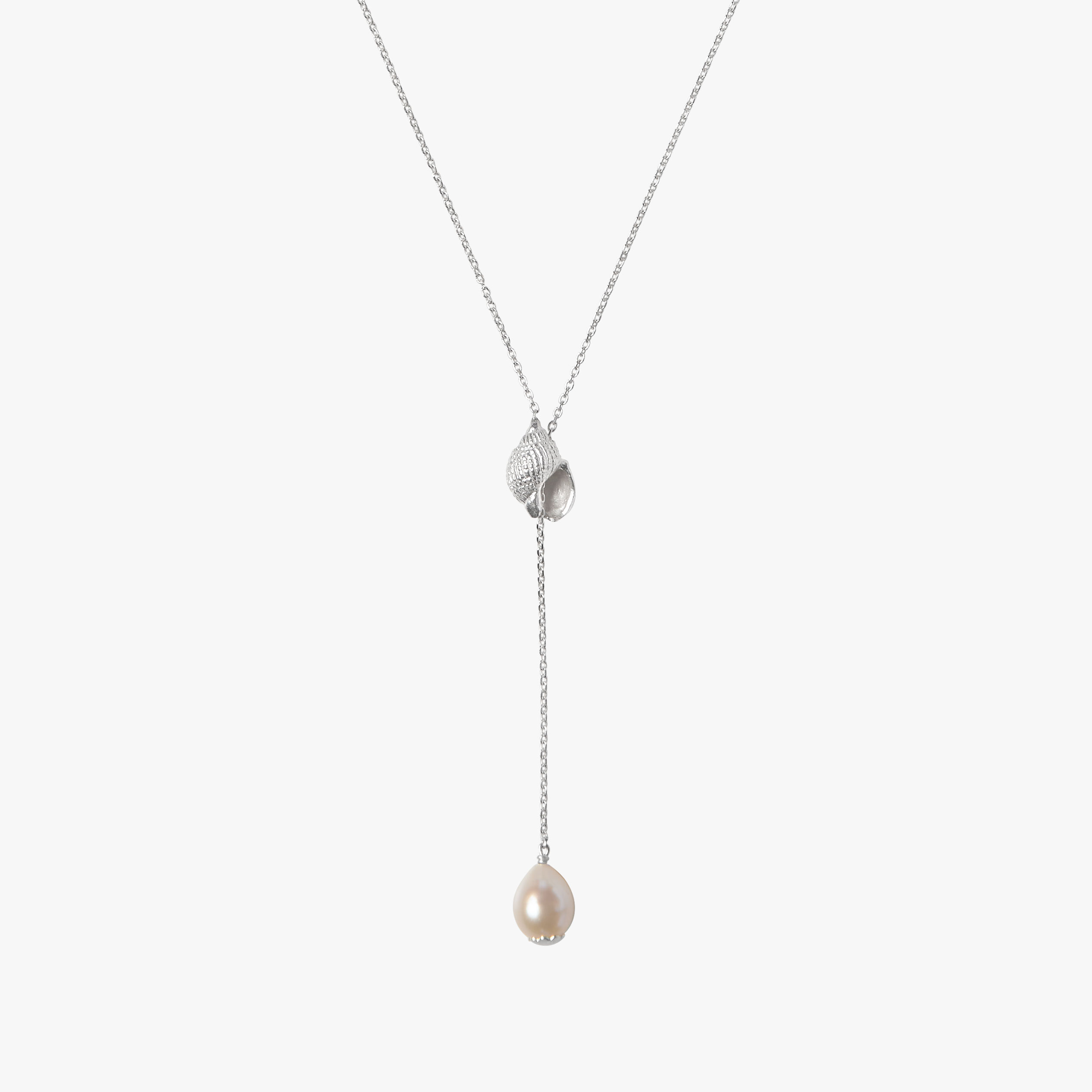 Trou d'Eau Douce Silver Adjustable Shell - Oceano Pearls