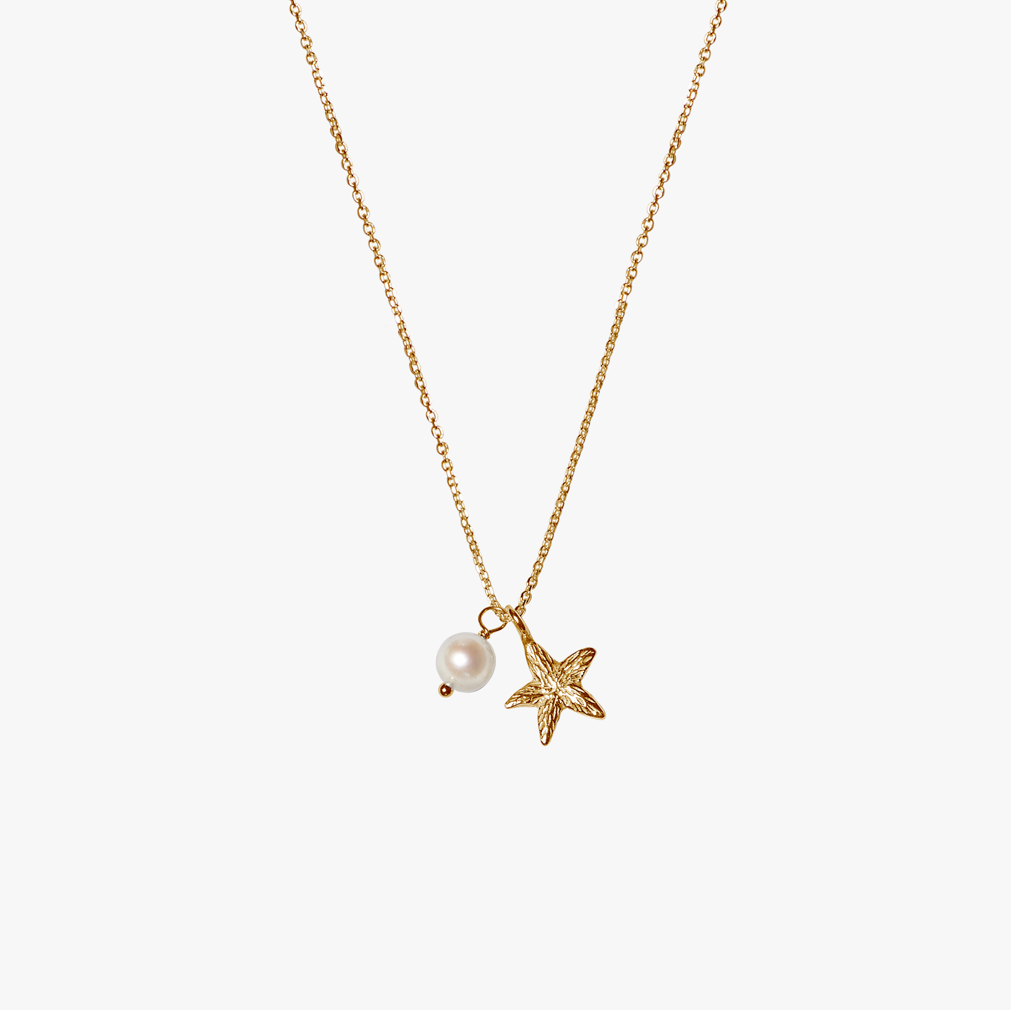 Trou d'Eau Douce Gold Starfish - Oceano Pearls