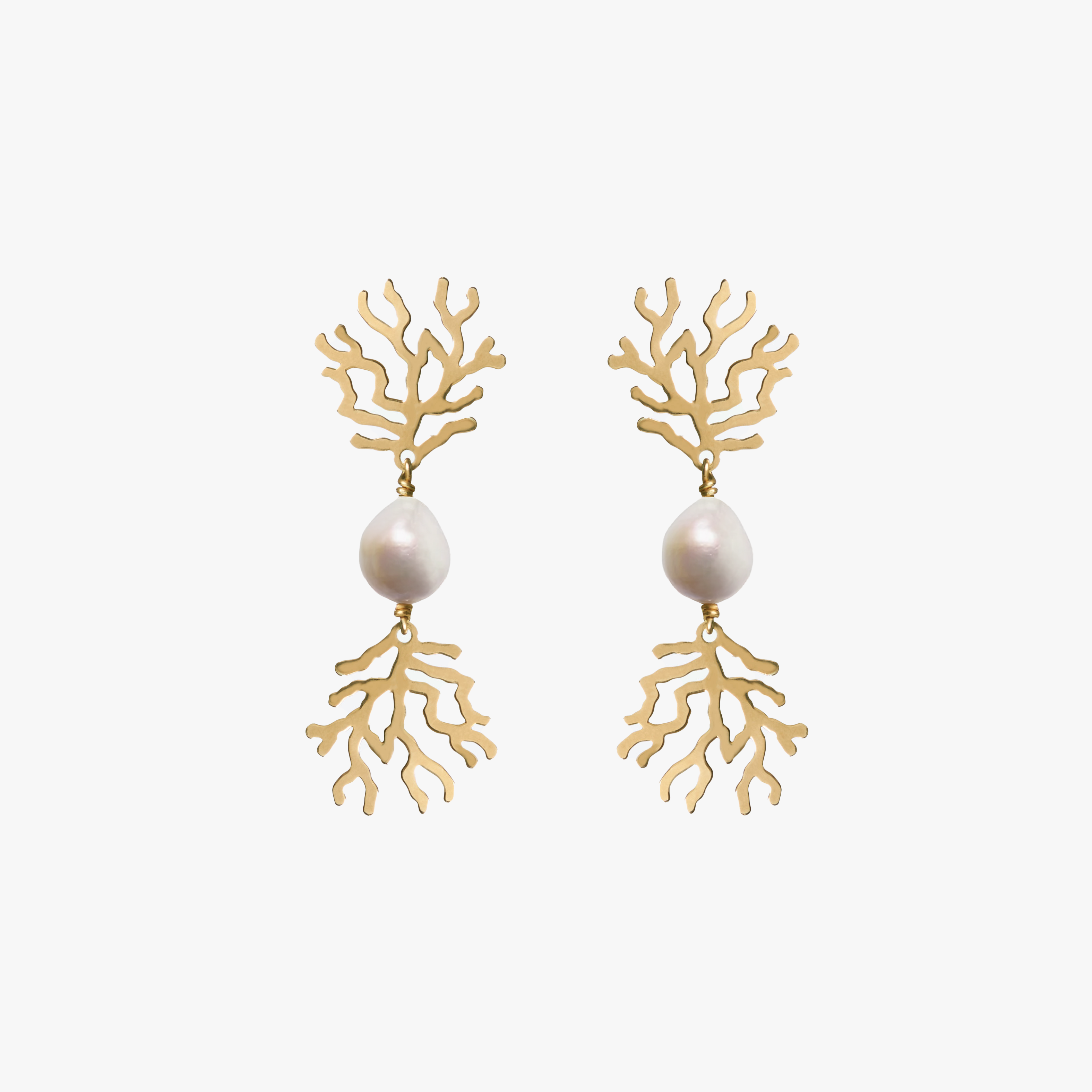 Double Plaine Corail Gold - Oceano Pearls