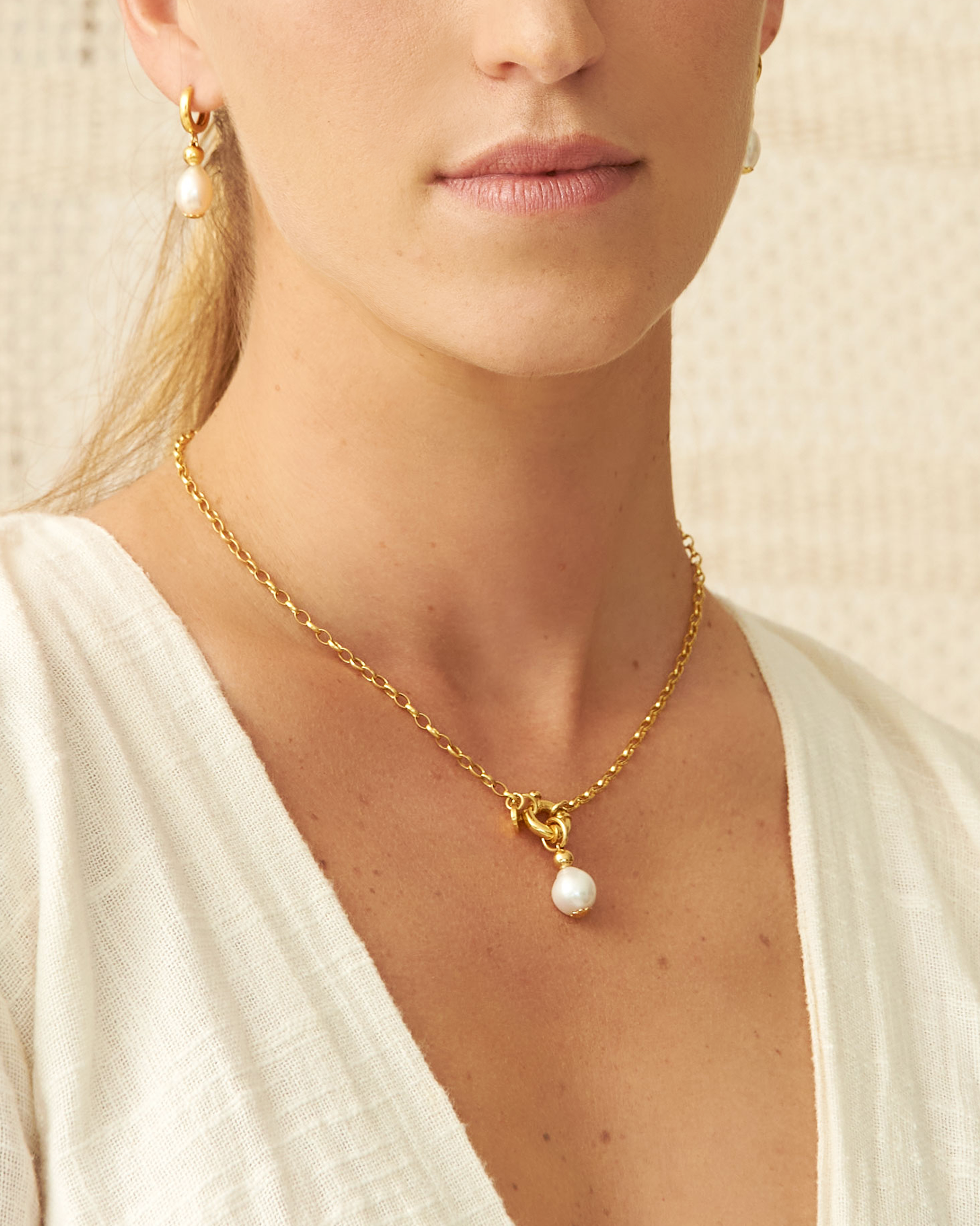 Bois Chéri Gold Round - Oceano Pearls