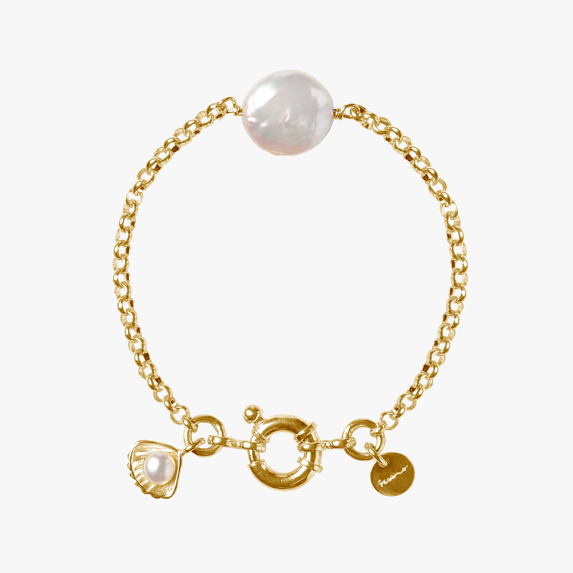 Ile Plate Gold - Oceano Pearls