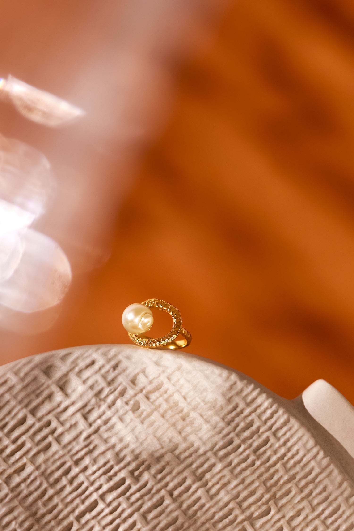Pamplemousse Gold Beaten Golden South Sea 10 mm