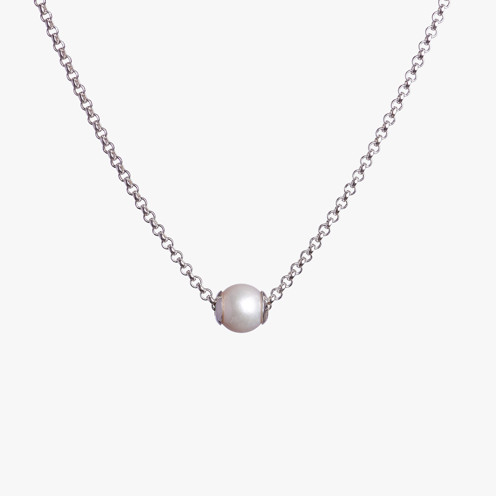 Paul et Virginie Silver White - Oceano Pearls