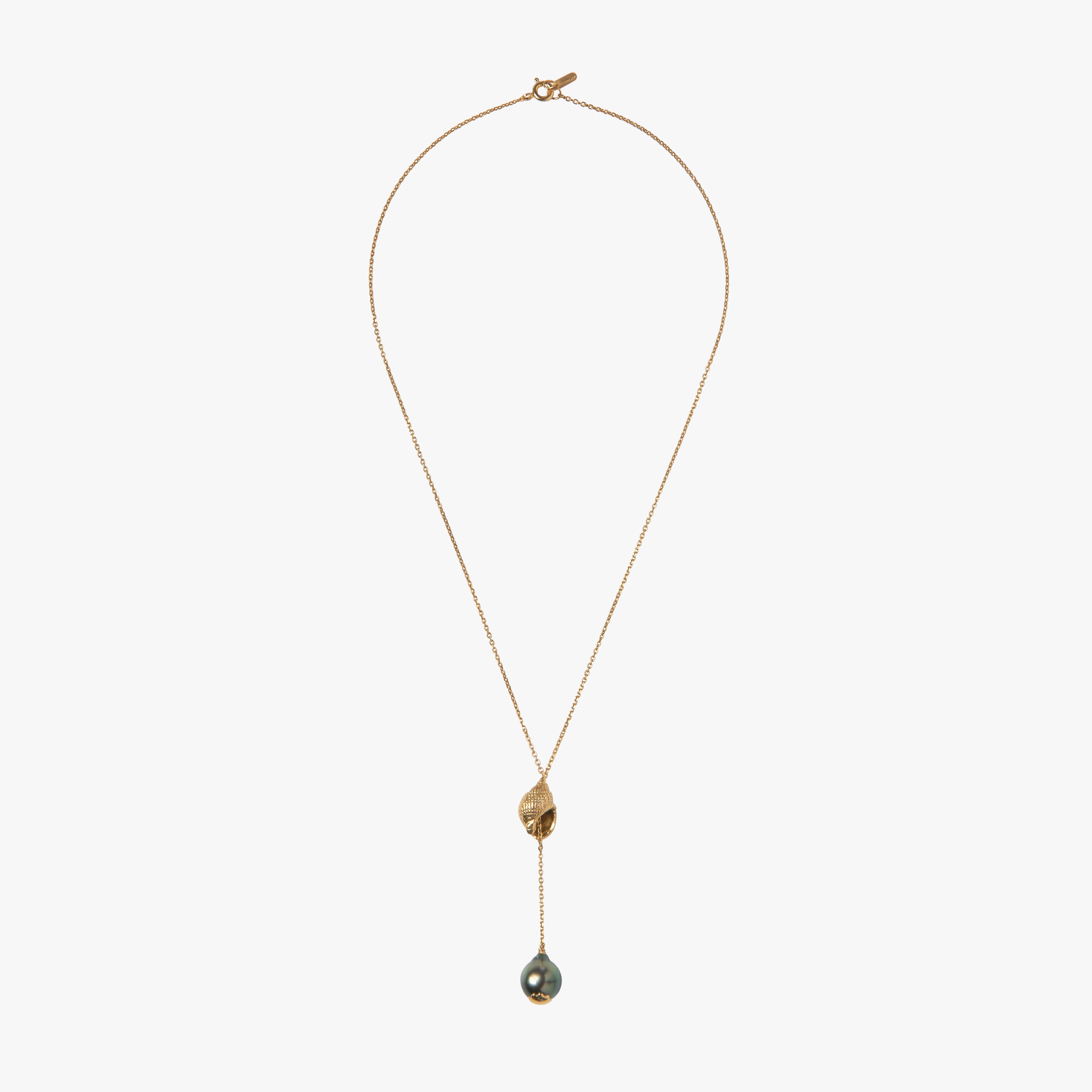 Trou d'Eau Douce Gold Tahitian Adjustable Shell - Oceano Pearls