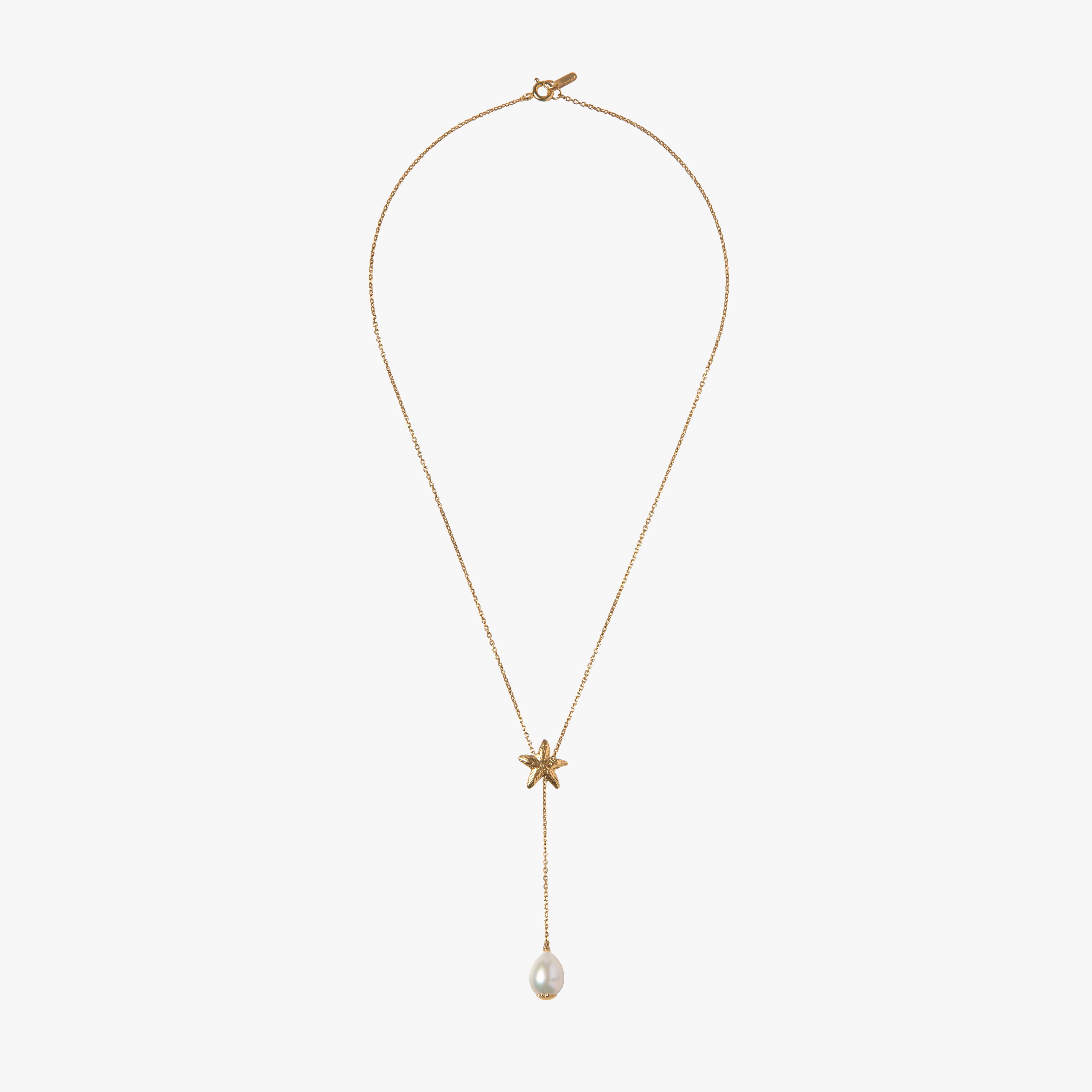 Trou d'Eau Douce Gold Adjustable Starfish - Oceano Pearls