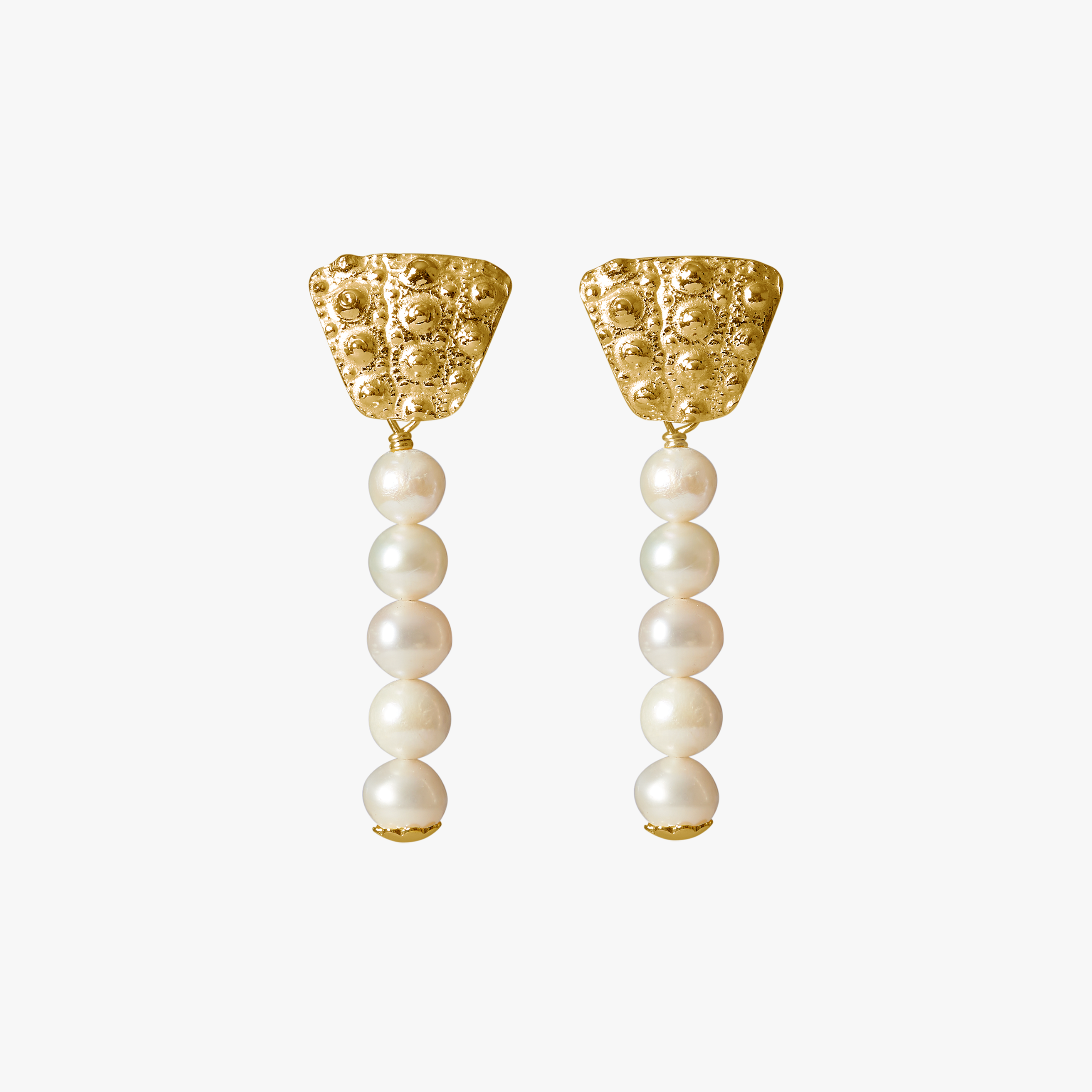 Grand Gaube Gold with 5 pearls - Oceano Pearls