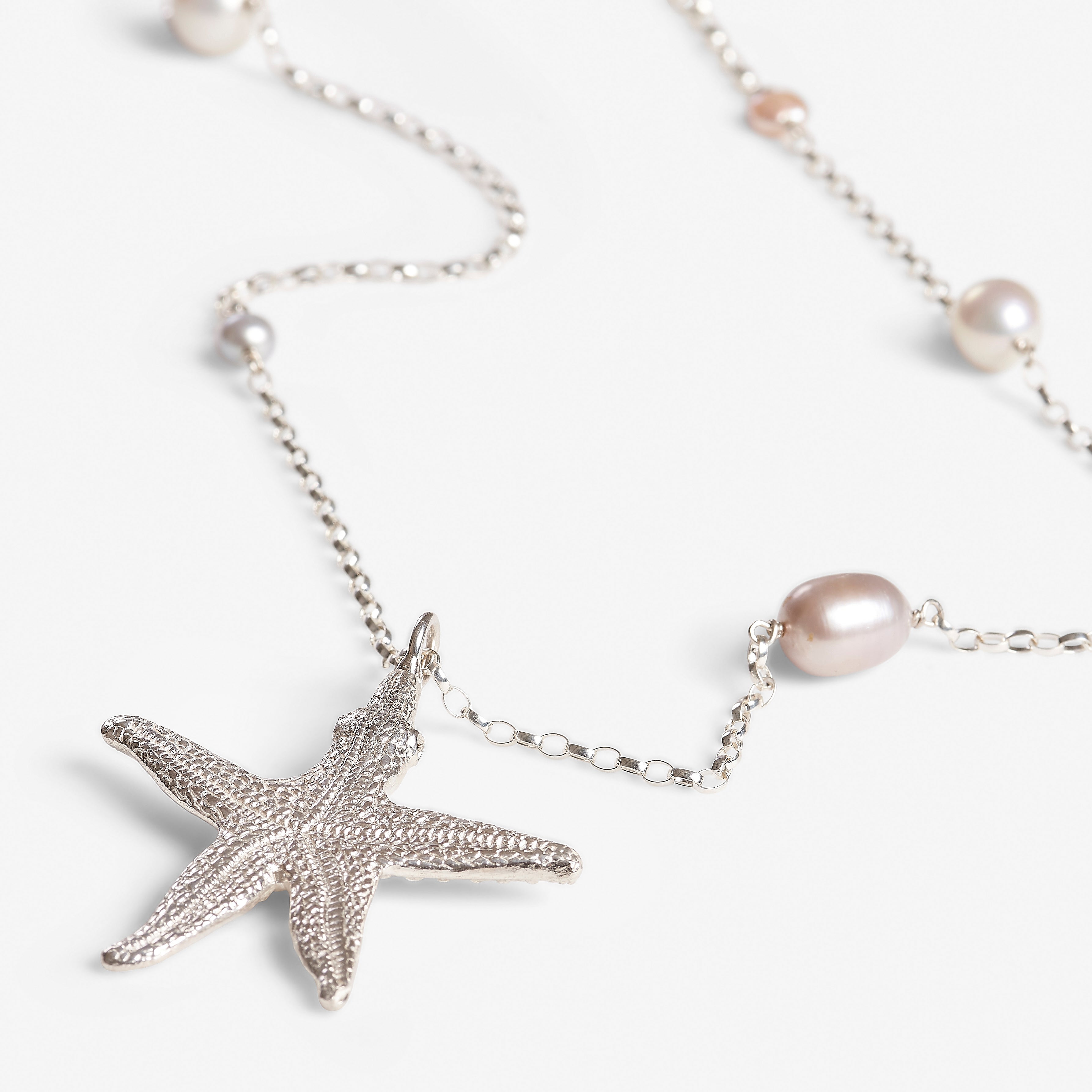 Blue Bay Starfish Silver - Oceano Pearls