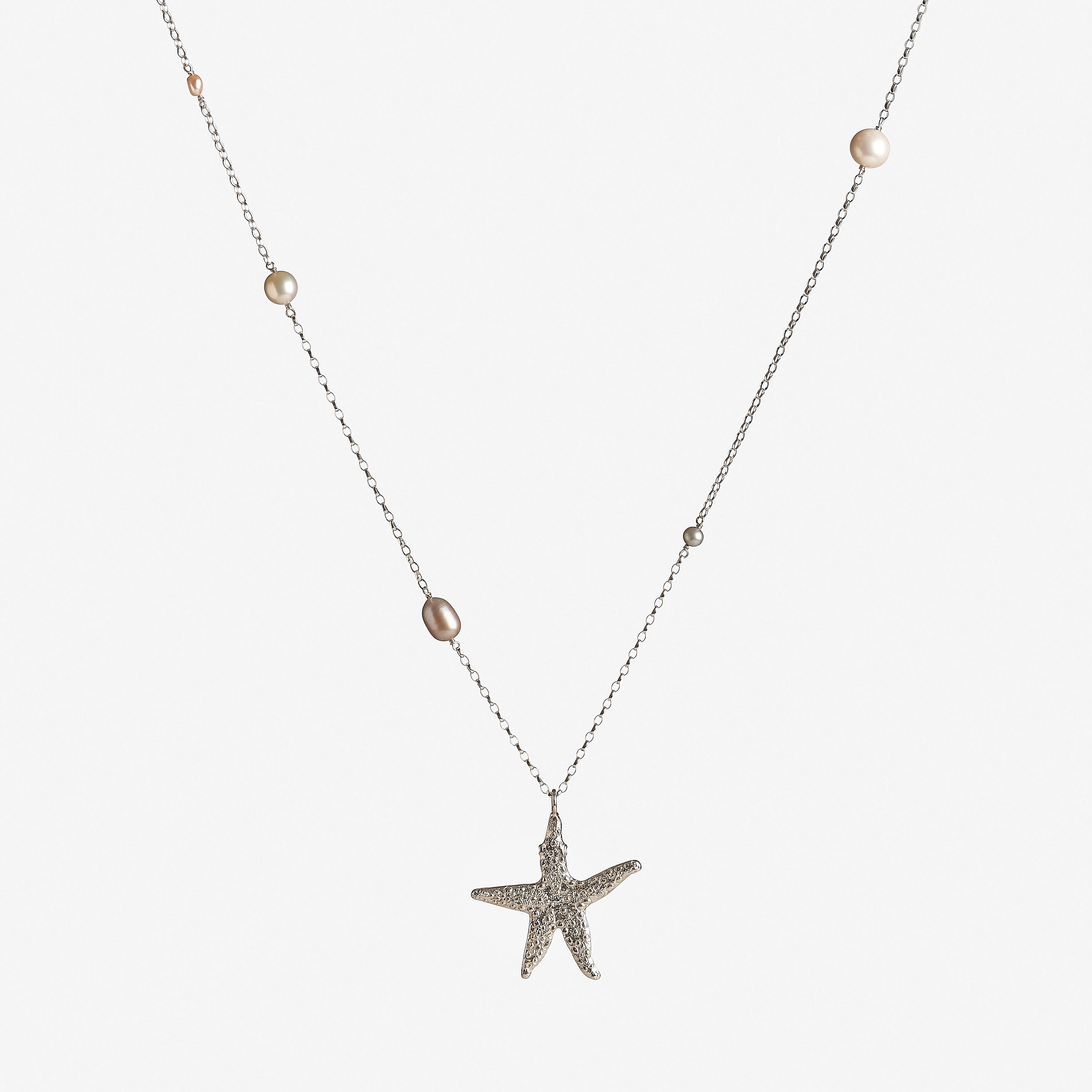 Blue Bay Starfish Silver - Oceano Pearls