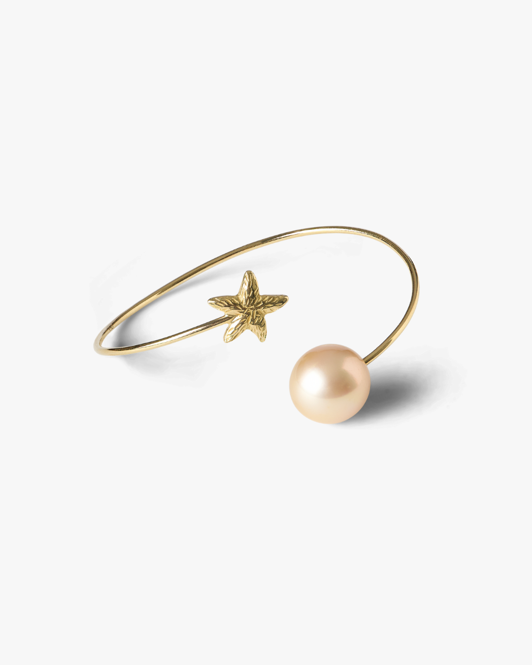 Trou d'Eau Douce 18k Yellow Gold South Sea Pearl & Starfish