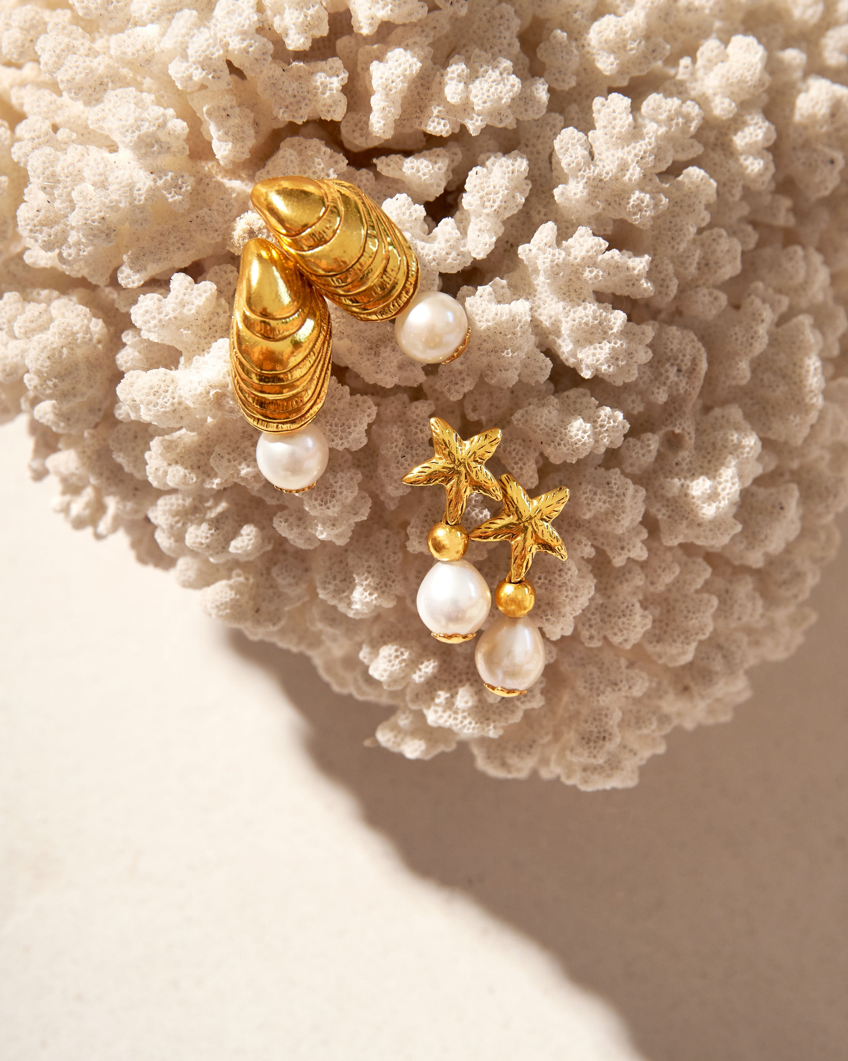 Ilot Flamant Gold Round - Oceano Pearls