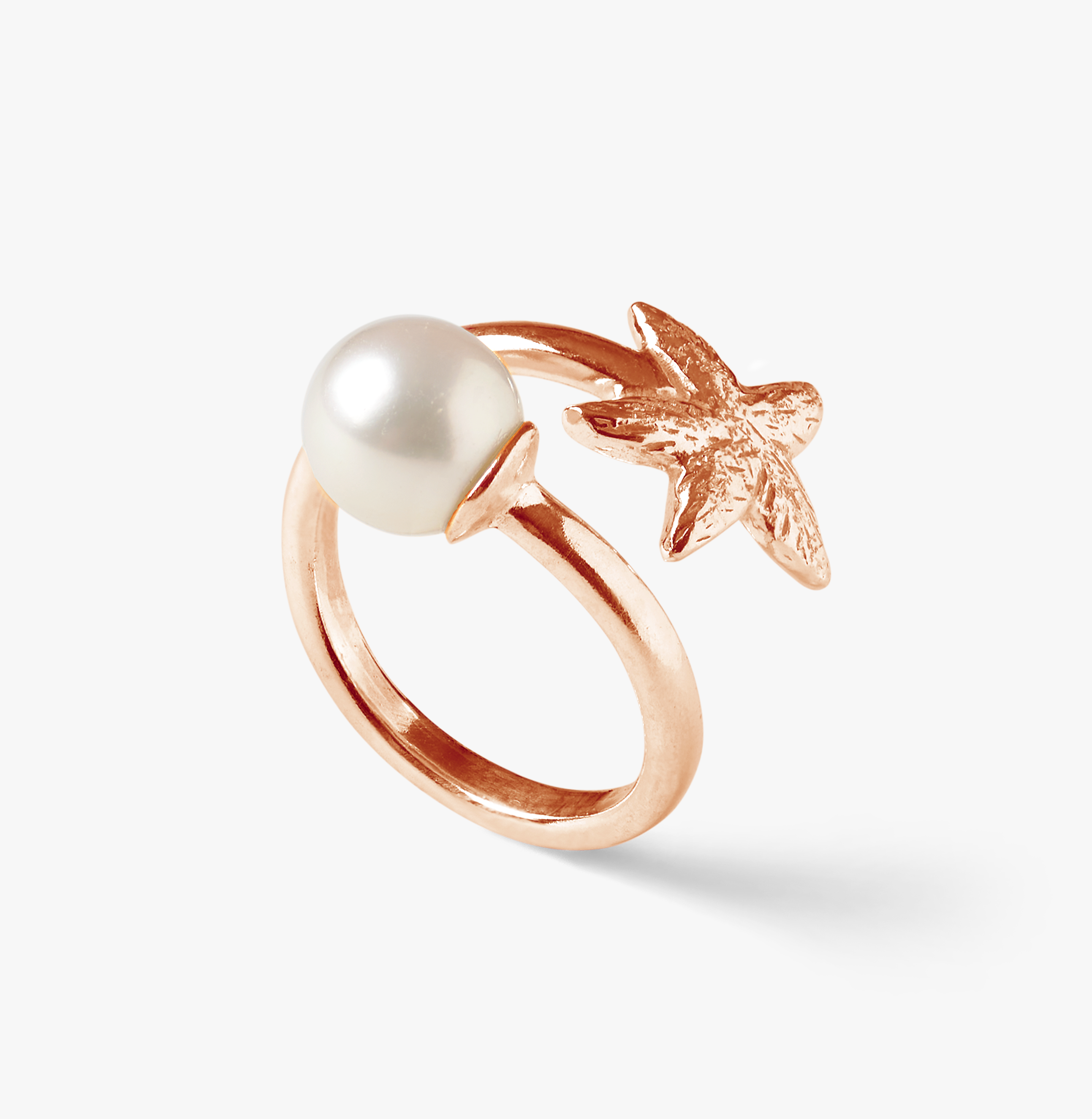 Trou d'Eau Douce Rose Gold Starfish - Oceano Pearls