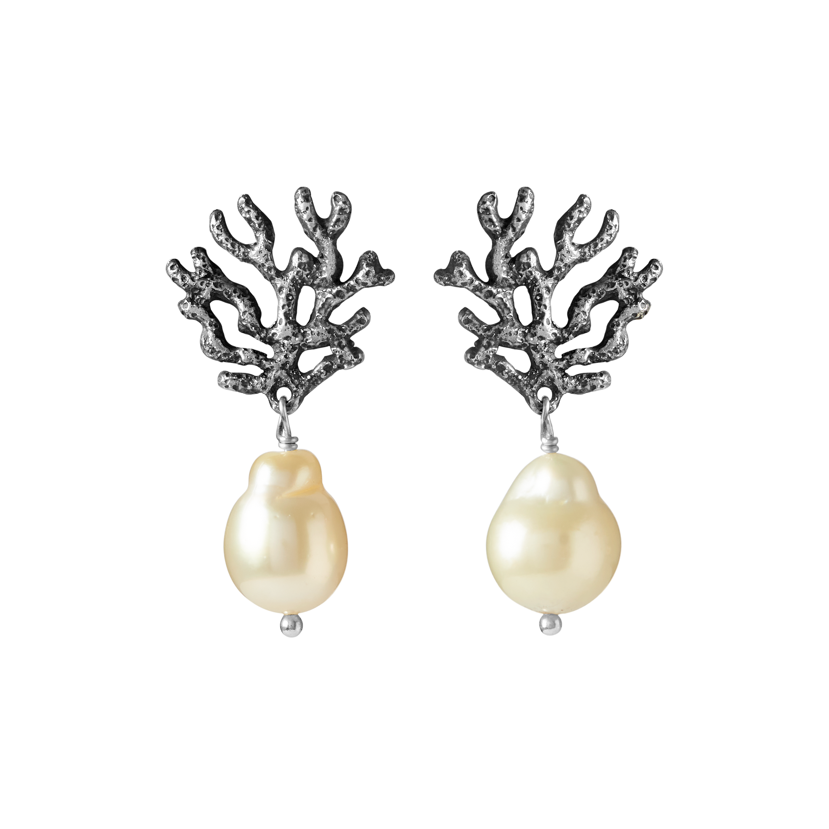 Plaine Corail Oxidised White Drop