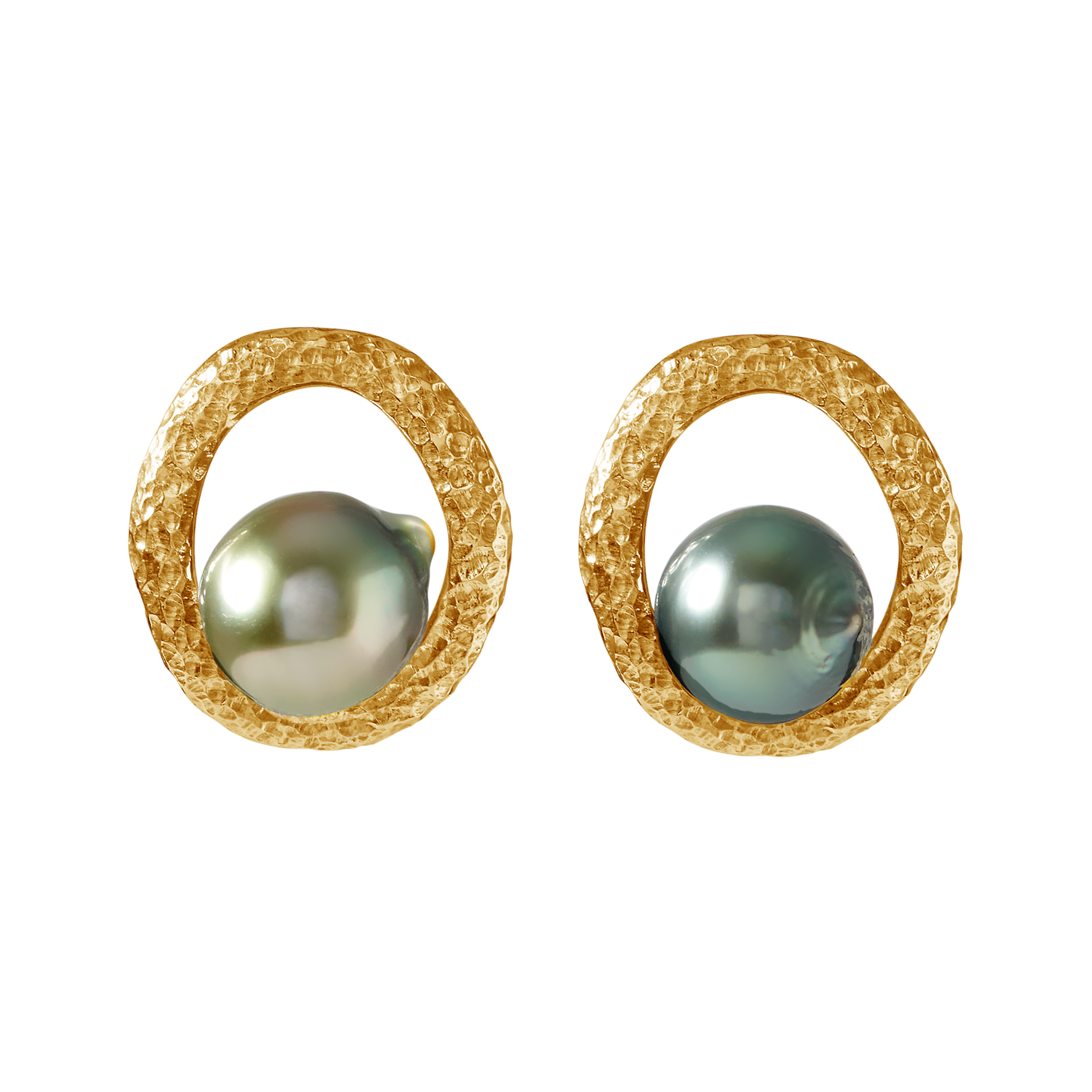Pamplemousse Gold Beaten Tahitian 9mm
