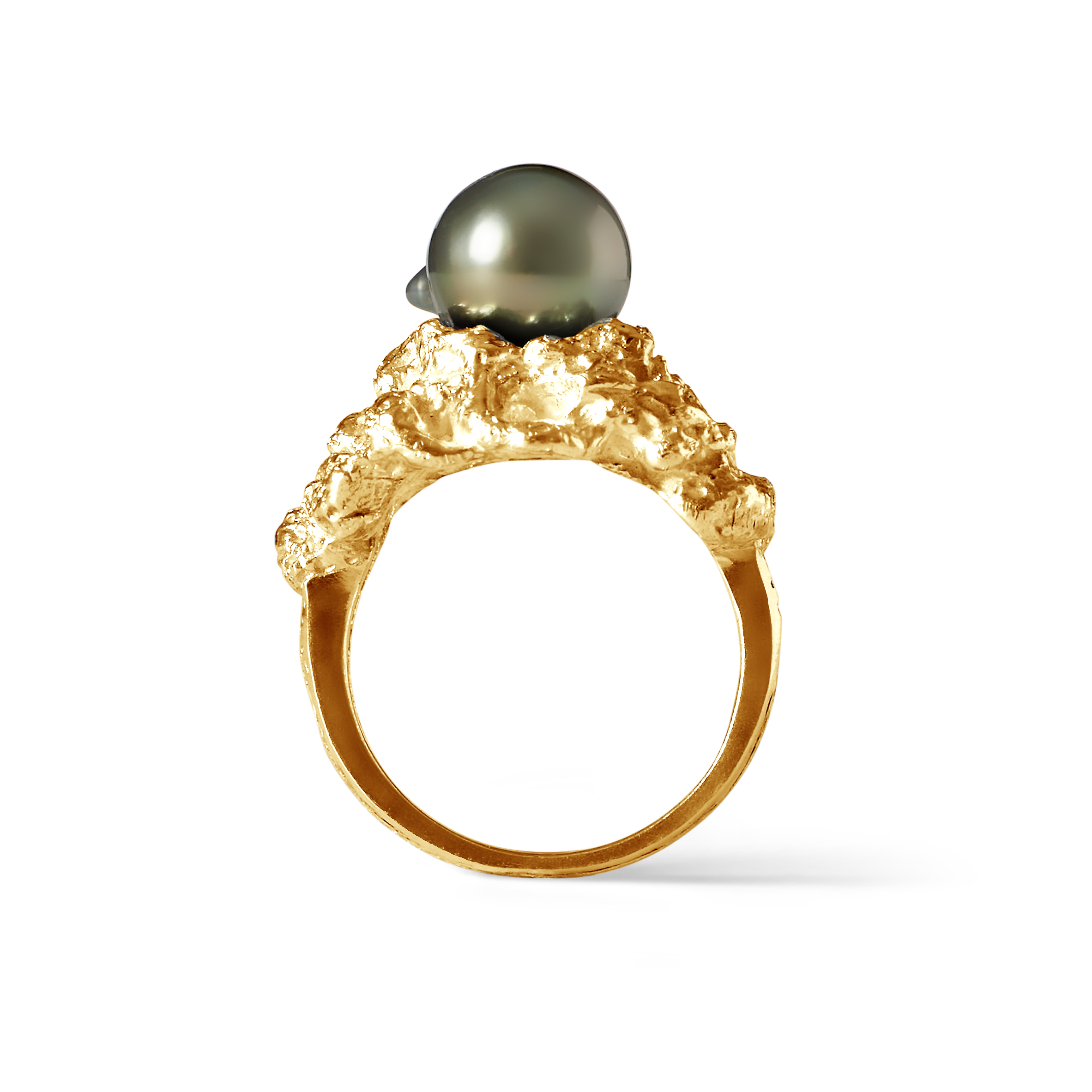 Ile aux Sables Gold Tahitian baroque 9 mm