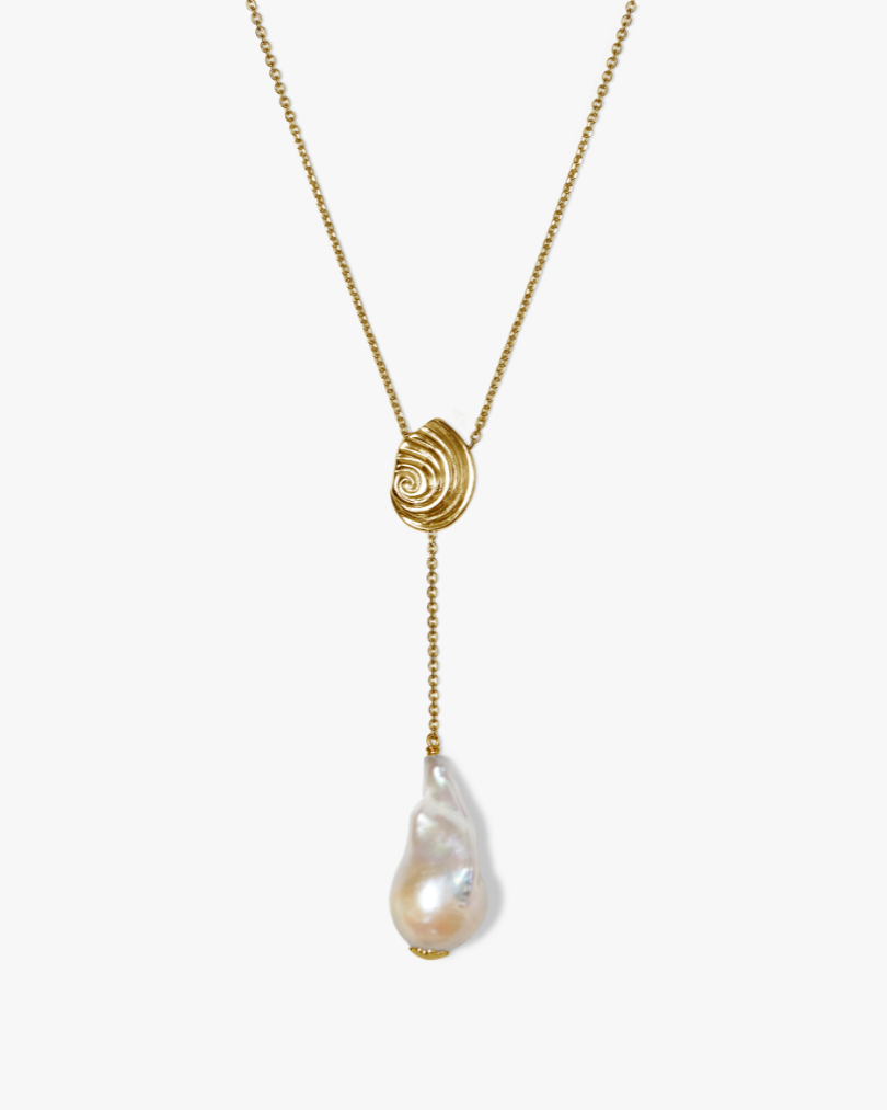 Trou d'Eau Douce Gold Adjustable Spiral Shell